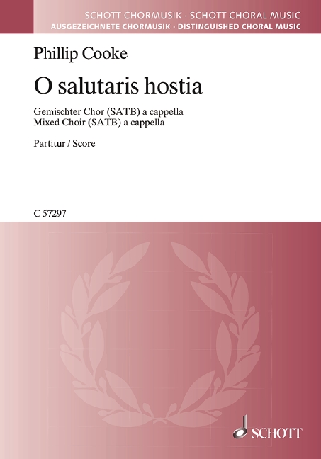Vorderes Coverbild O salutaris hostia 