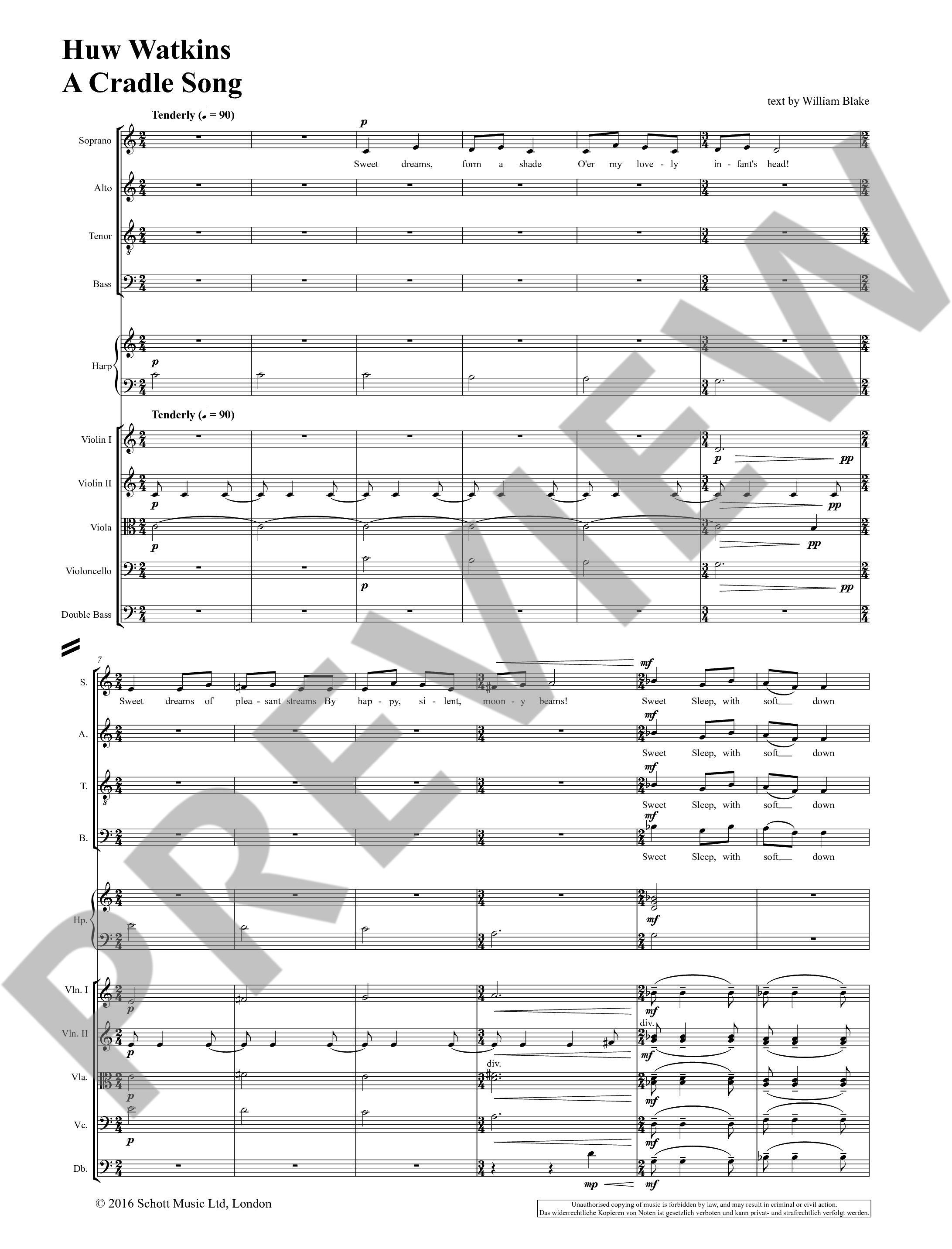 Anderes Coverbild A Cradle Song 