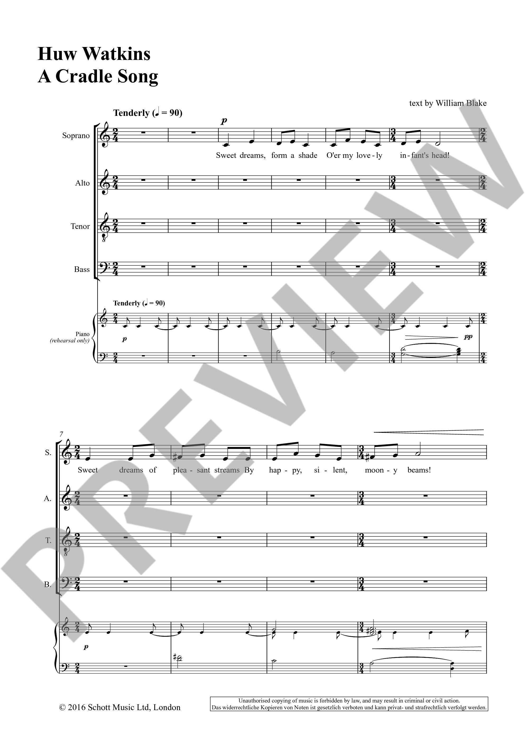Anderes Coverbild A Cradle Song 