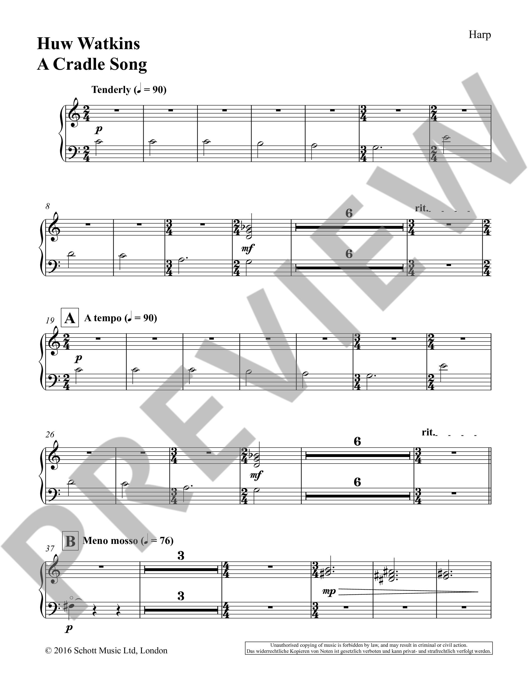 Anderes Coverbild A Cradle Song 