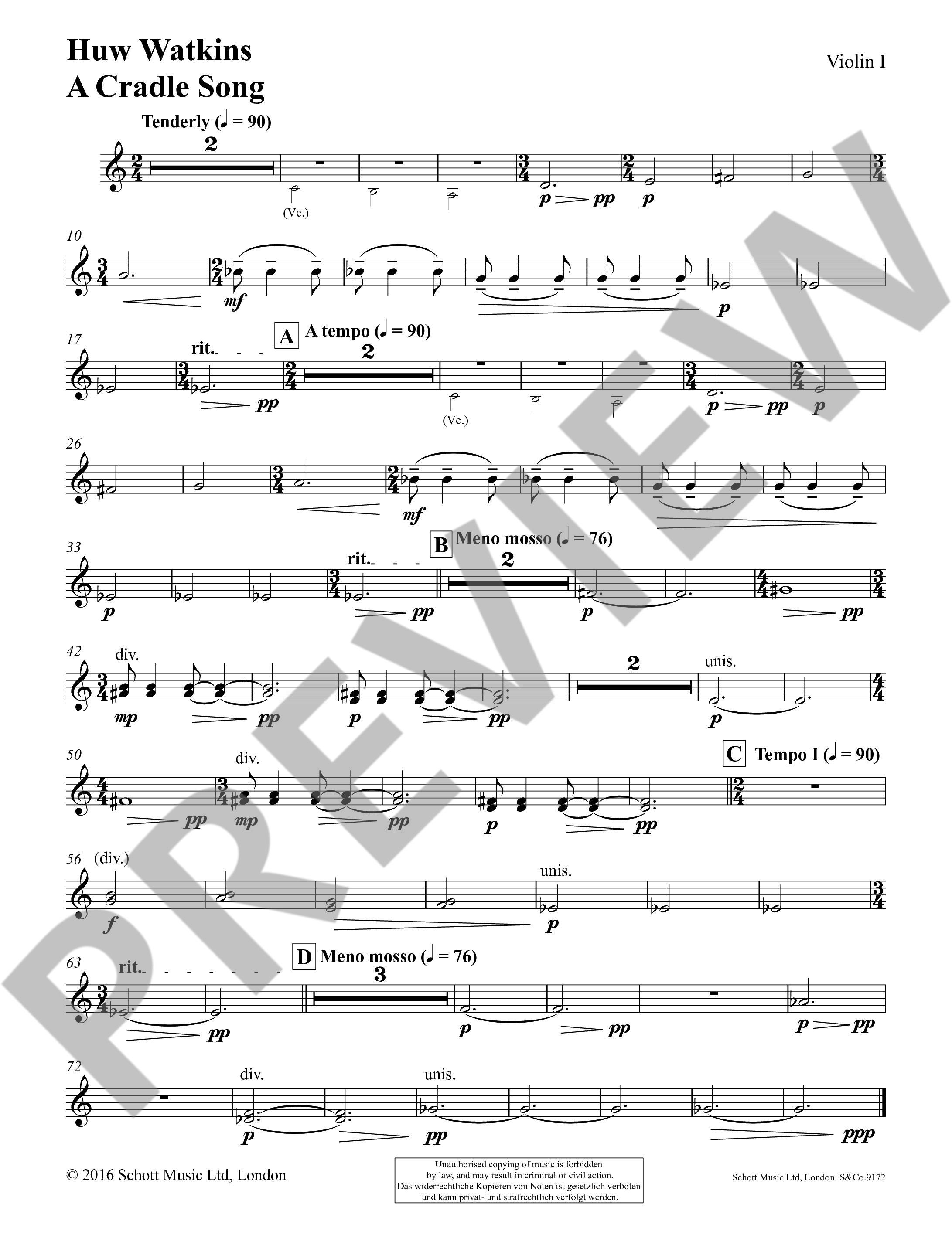 Anderes Coverbild A Cradle Song 