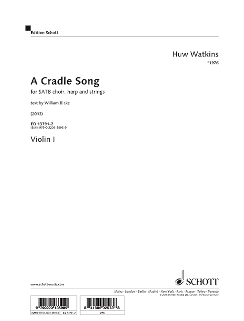 Vorderes Coverbild A Cradle Song 