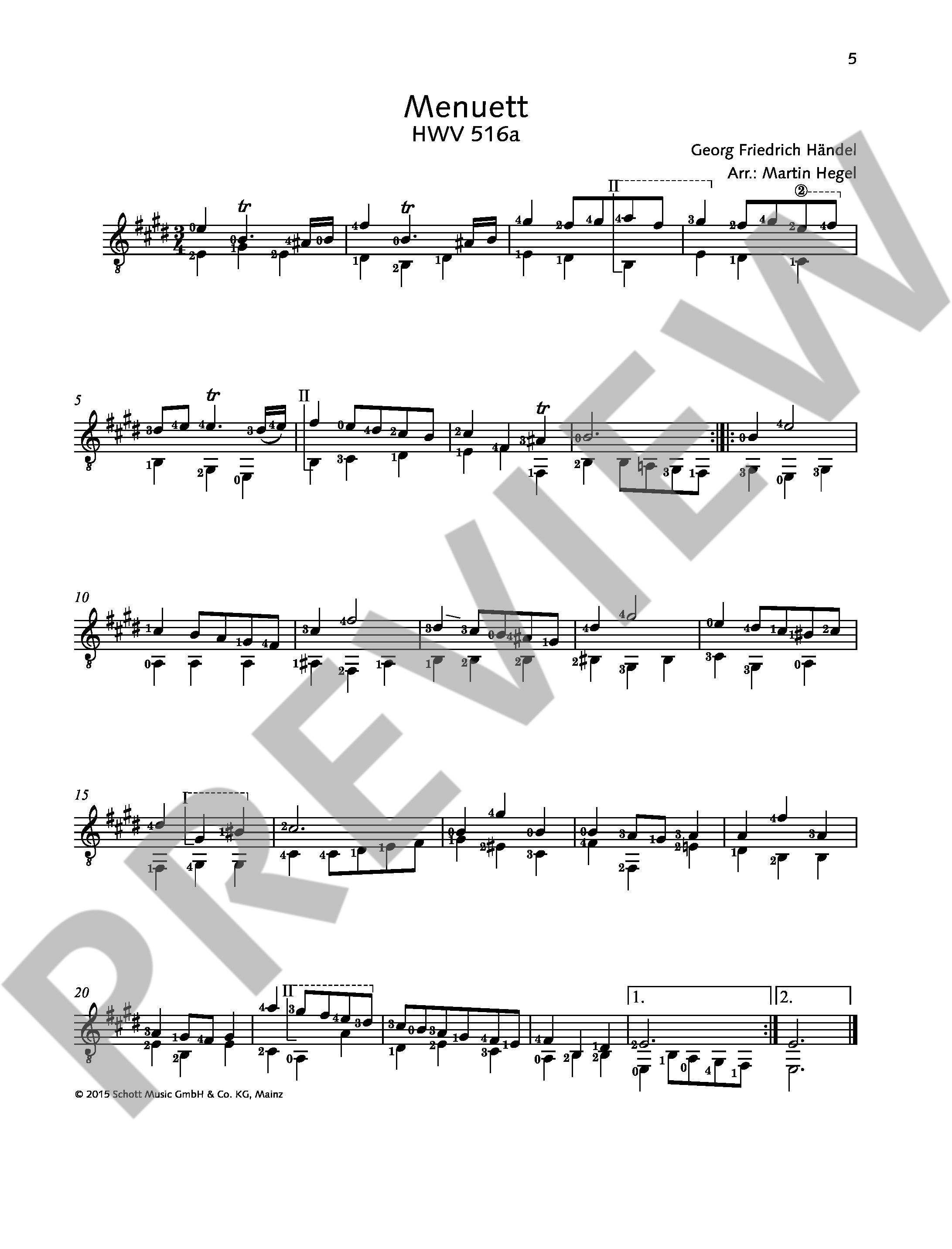 Anderes Coverbild Händel for Guitar 