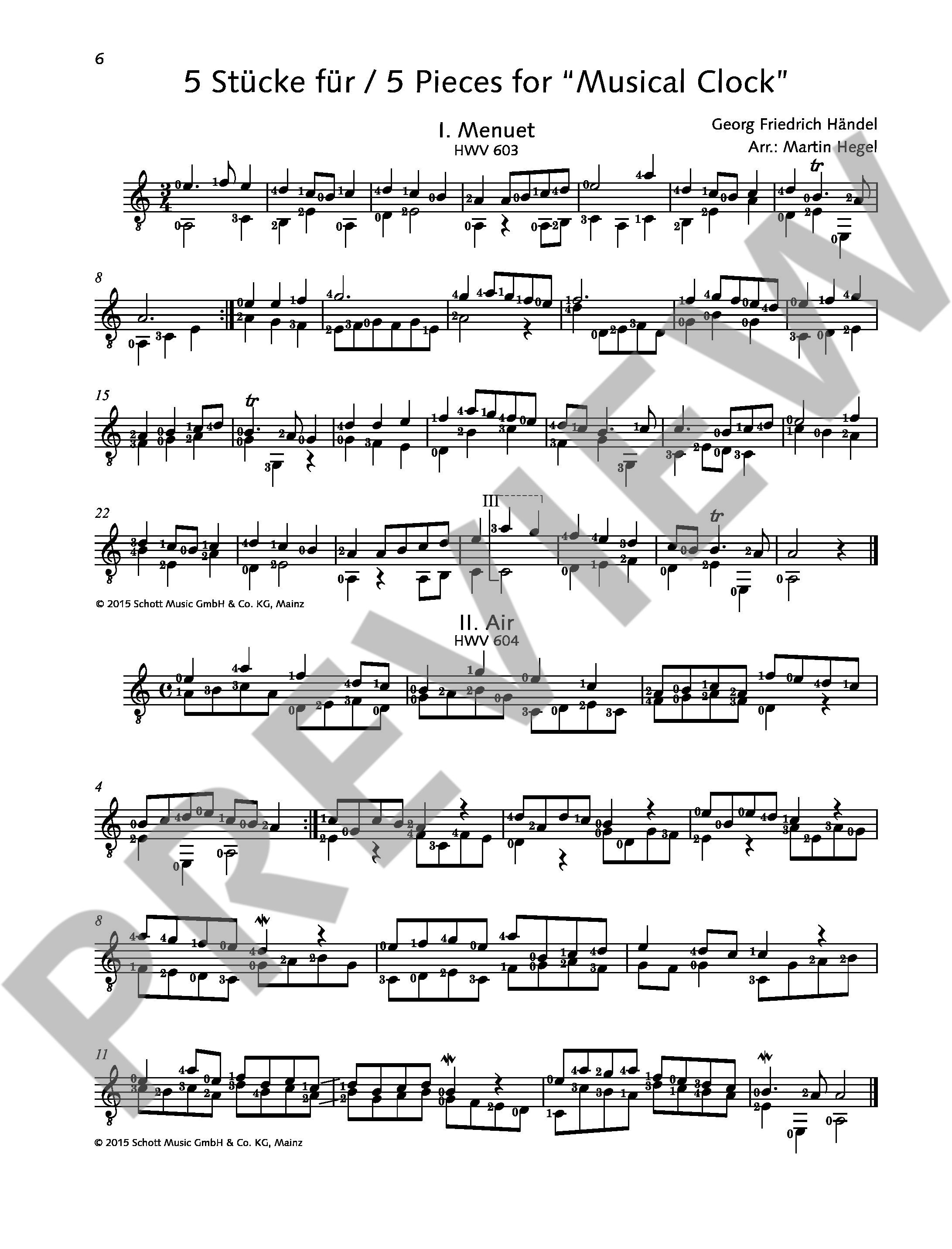 Anderes Coverbild Händel for Guitar 