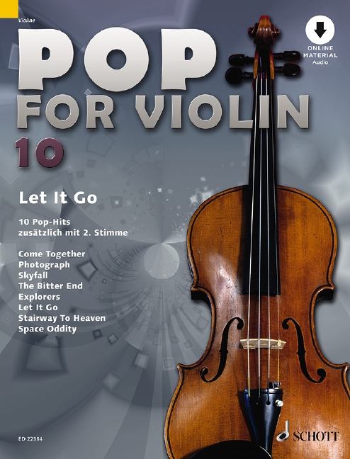 Vorderes Coverbild Pop for Violin Band 10