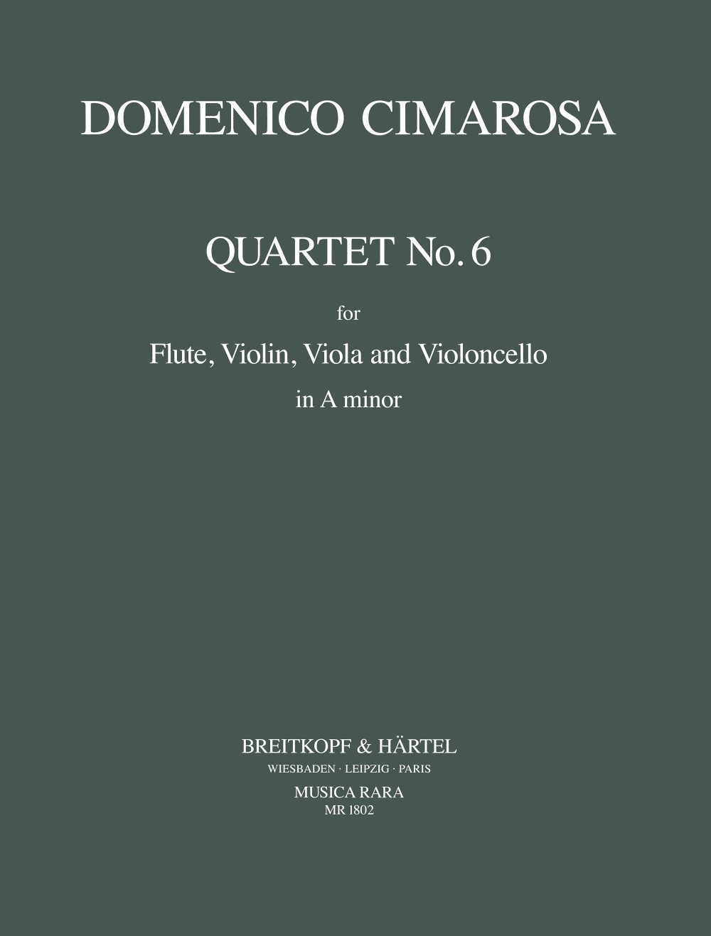 Vorderes Coverbild Quartett in a Nr. 6