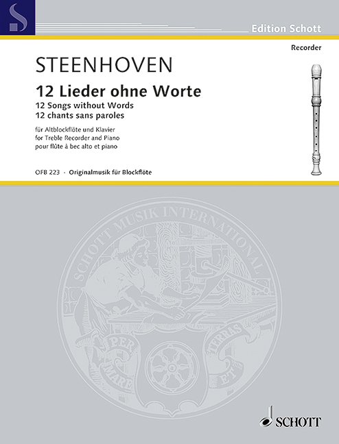Vorderes Coverbild 12 Lieder ohne Worte 