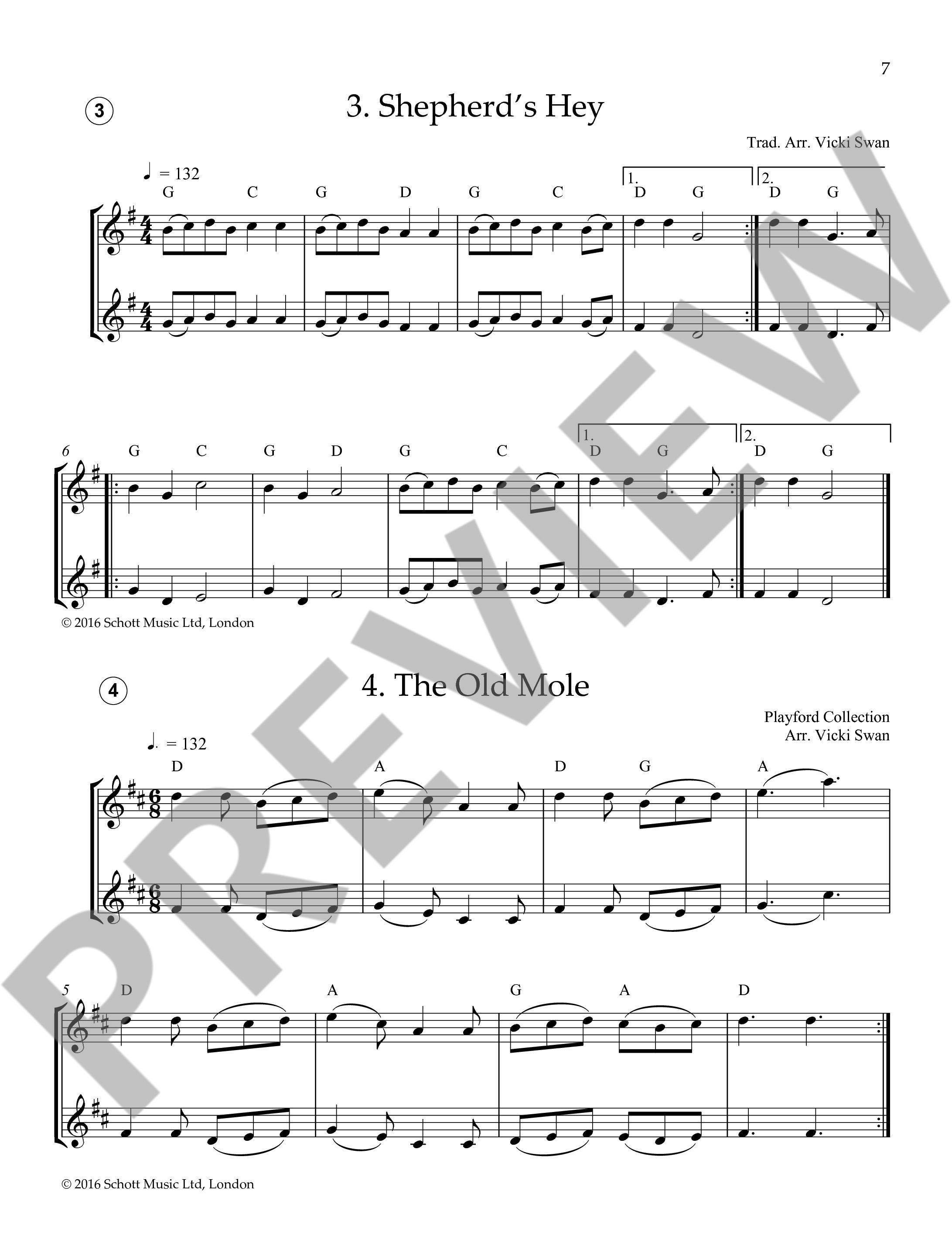 Anderes Coverbild English Folk Tunes for Flute 