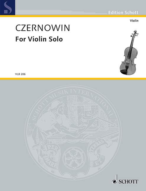 Vorderes Coverbild For Violin Solo 