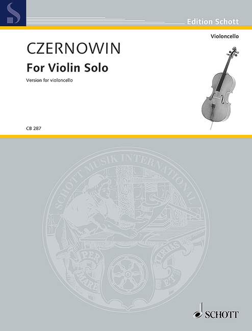 Vorderes Coverbild For Violin Solo 