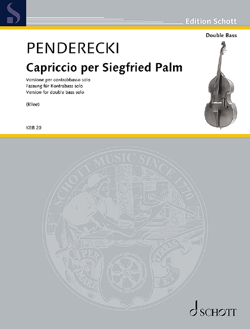 Vorderes Coverbild Capriccio per Siegfried Palm 