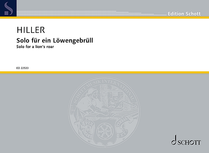 Vorderes Coverbild Solo für ein Löwengebrüll 