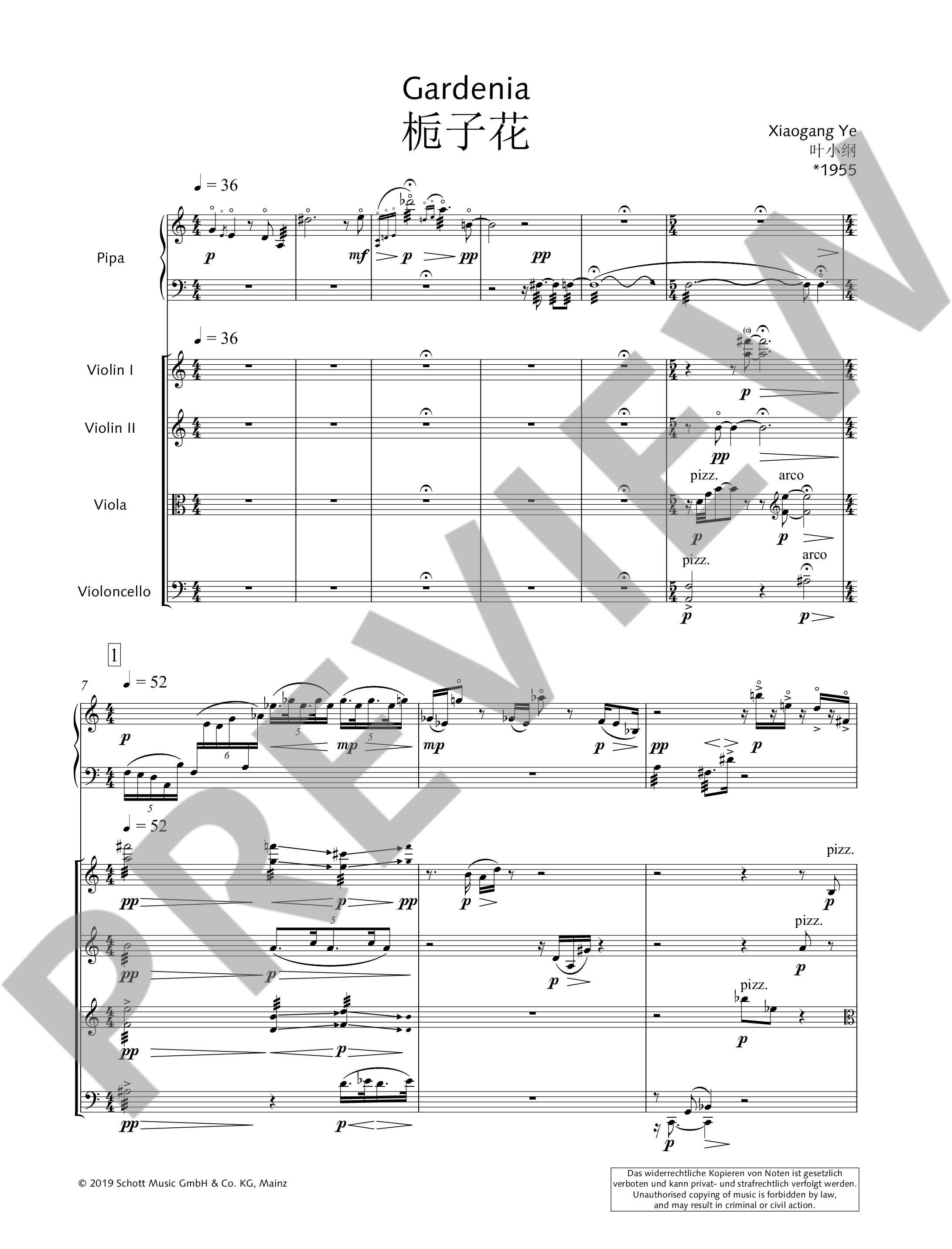 Anderes Coverbild Gardenia op. 78 