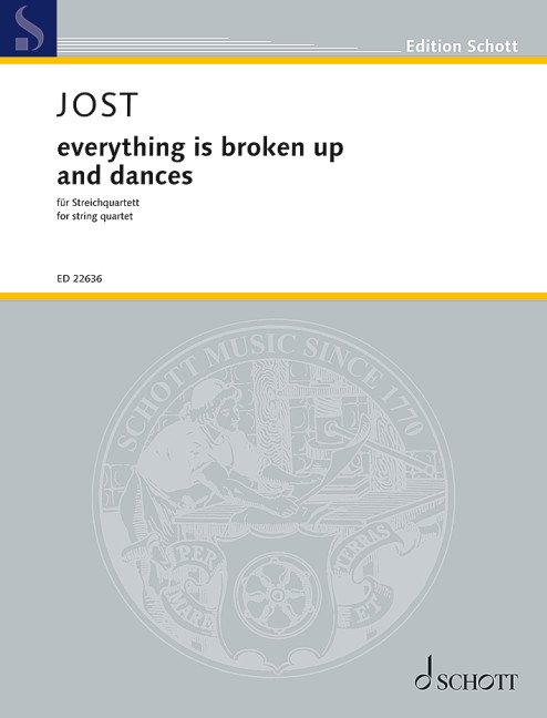 Vorderes Coverbild everything is broken up and dances 