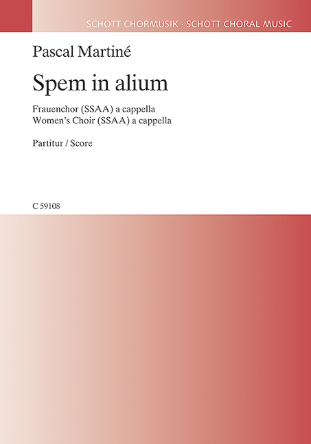Vorderes Coverbild Spem in alium 