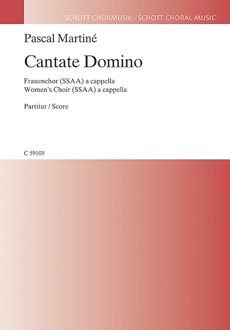 Vorderes Coverbild Cantate Domino 