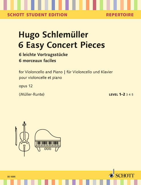 Vorderes Coverbild 6 leichte Vortragsstücke op. 12 