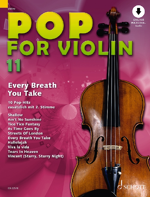 Vorderes Coverbild Pop for Violin Band 11