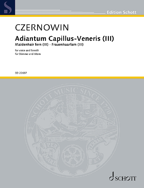Vorderes Coverbild Adiantum Capillus-Veneris III (Frauenhaarfarn III) 