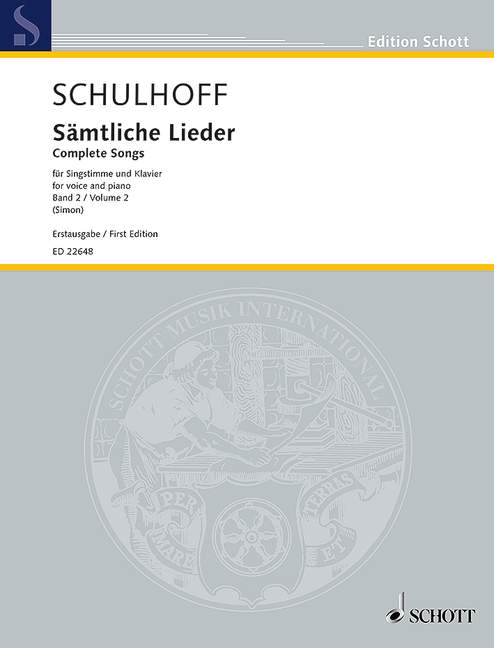 Vorderes Coverbild Sämtliche Lieder II 