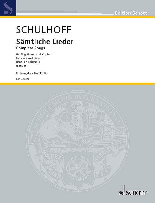 Anderes Coverbild Sämtliche Lieder III 