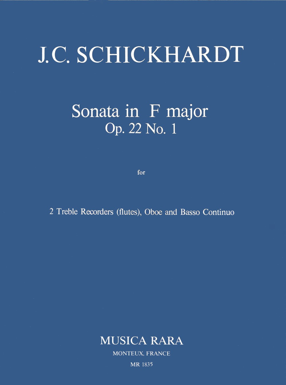 Vorderes Coverbild Sonate op. 22/1 F-dur