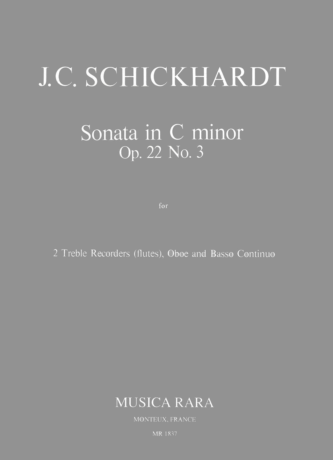 Vorderes Coverbild Sonate op. 22/3 c-moll