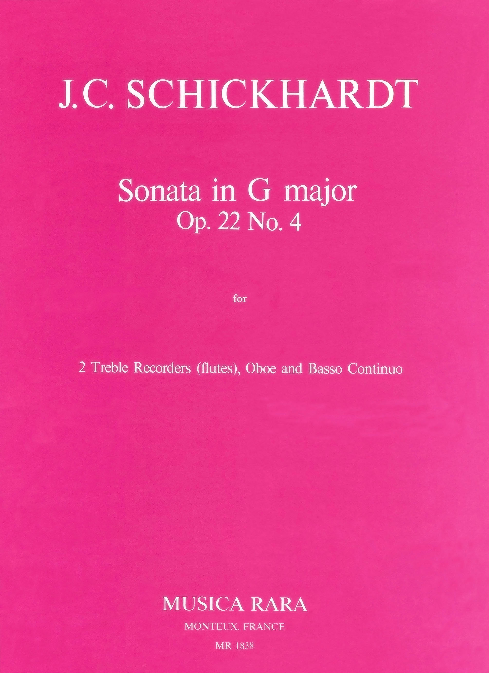 Vorderes Coverbild Sonate op. 22/4 G-dur