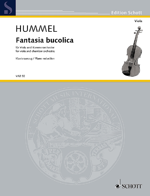 Vorderes Coverbild Fantasia bucolica op. 13f 