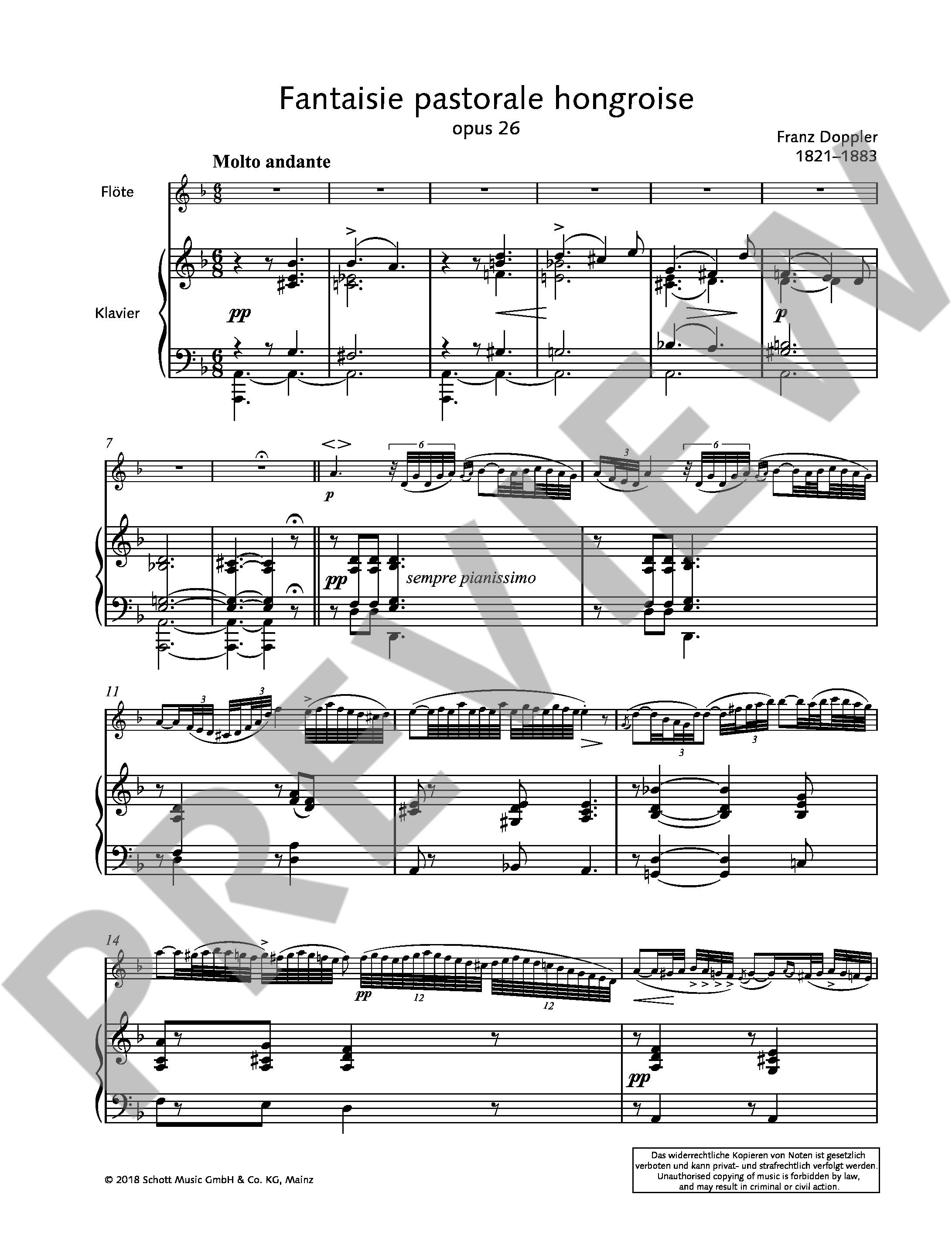 Anderes Coverbild Ungarische Pastoralfantasie op. 26 