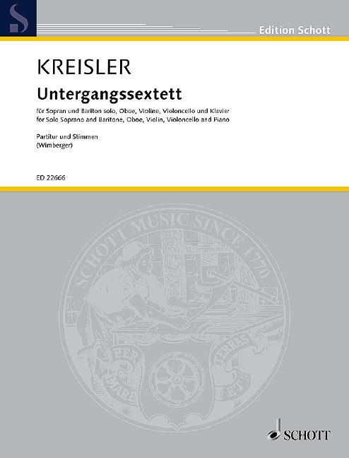 Vorderes Coverbild Untergangssextett 