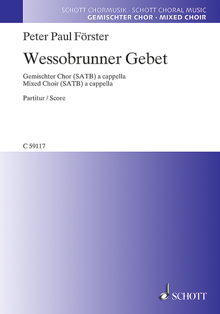 Vorderes Coverbild Wessobrunner Gebet 