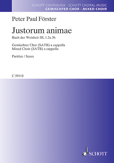 Vorderes Coverbild Justorum animae 