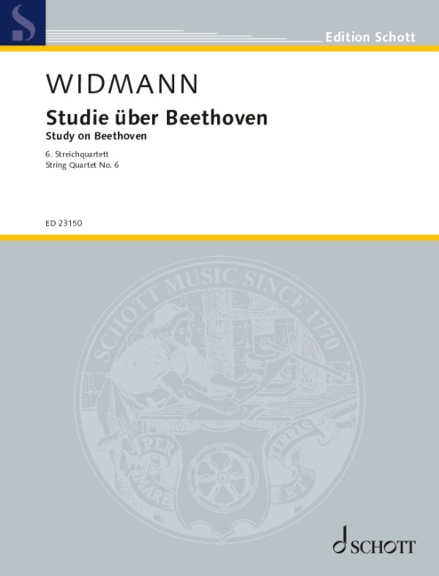 Vorderes Coverbild Studie über Beethoven 