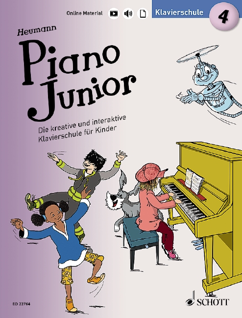 Vorderes Coverbild Piano Junior: Klavierschule 4