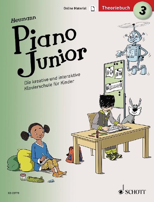 Vorderes Coverbild Piano Junior: Theoriebuch 3 Band 3