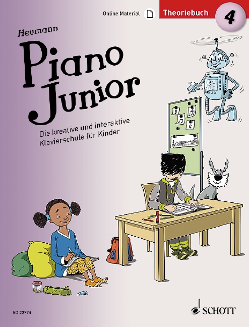 Vorderes Coverbild Piano Junior: Theoriebuch 4 Band 4