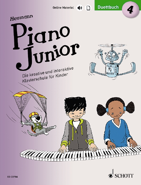 Vorderes Coverbild Piano Junior: Duettbuch 4 Band 4