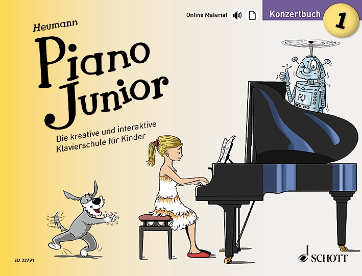 Vorderes Coverbild Piano Junior: Konzertbuch 1 Band 1
