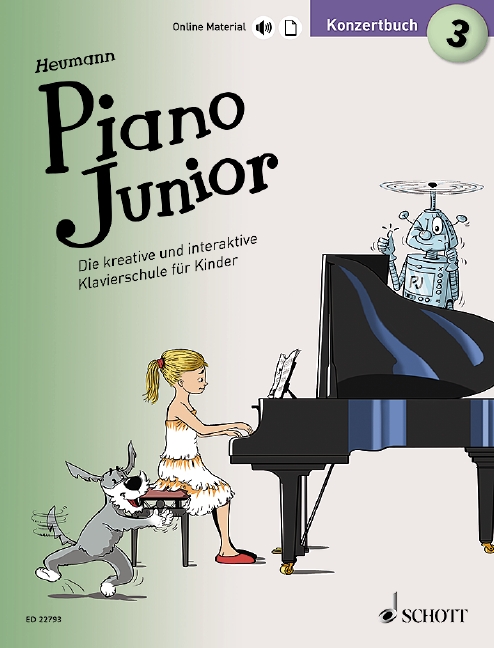Vorderes Coverbild Piano Junior: Konzertbuch 3 Band 3