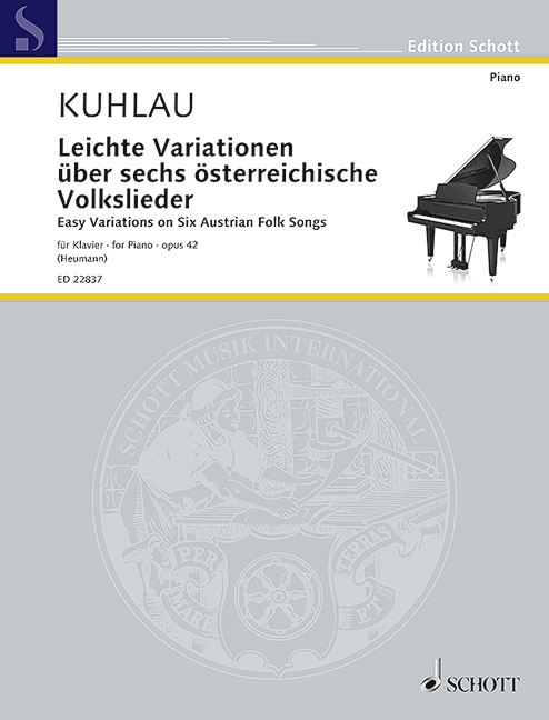 Vorderes Coverbild Leichte Variationen über sechs österreichische Volkslieder 