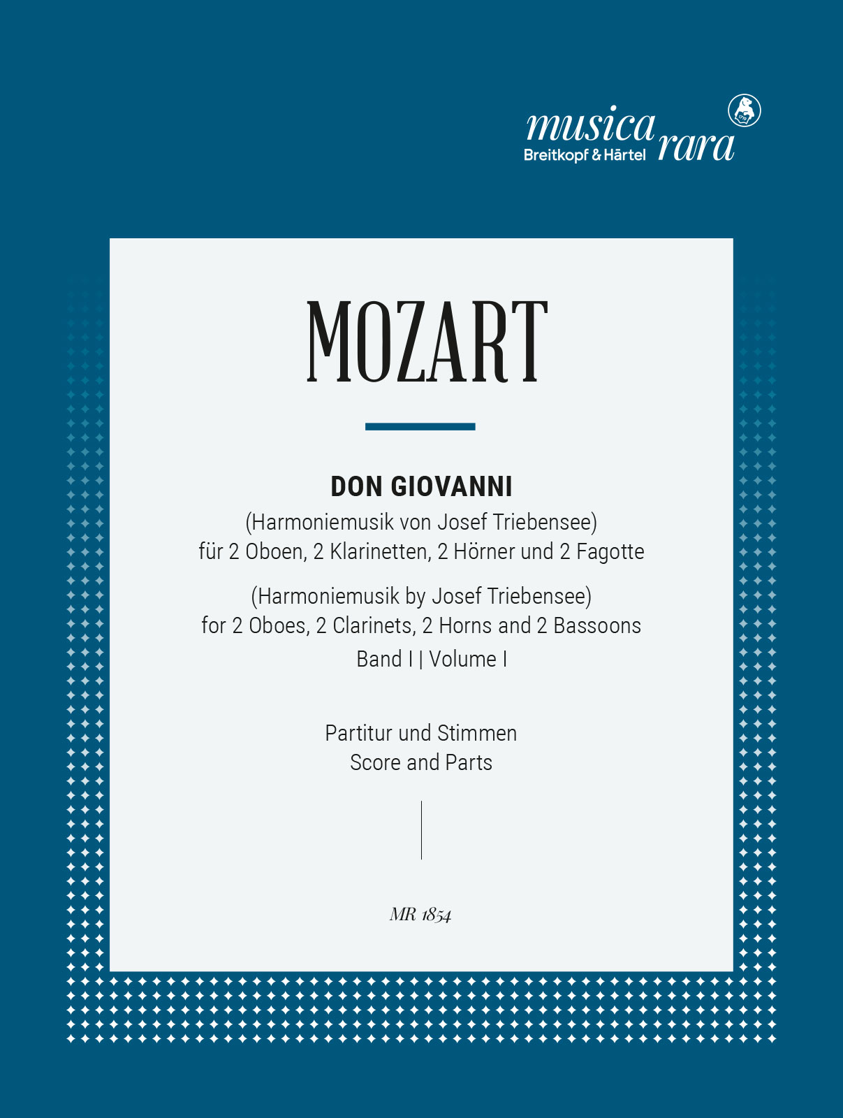 Vorderes Coverbild Don Giovanni Harmoniemusik Band I