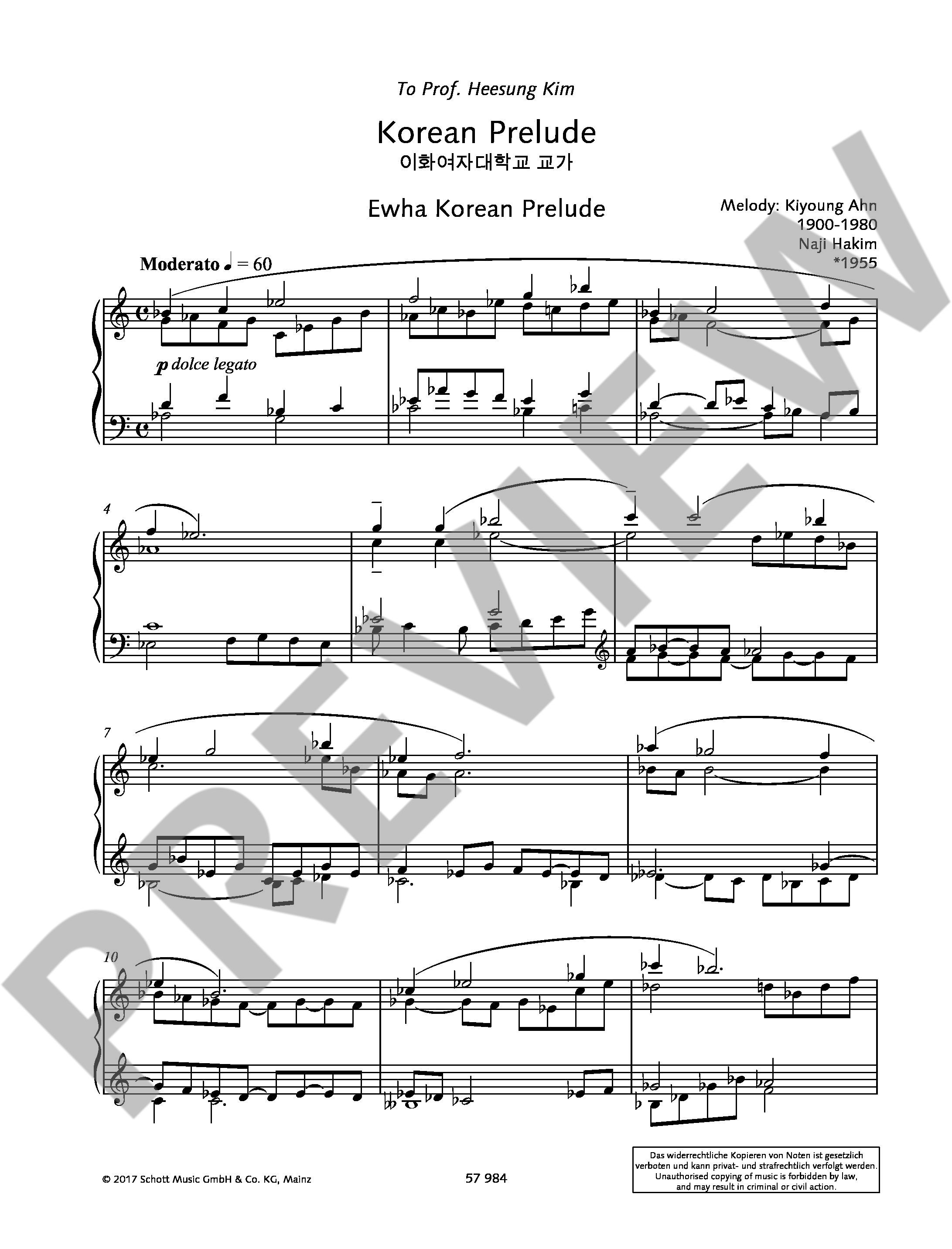 Anderes Coverbild Korean Prelude 