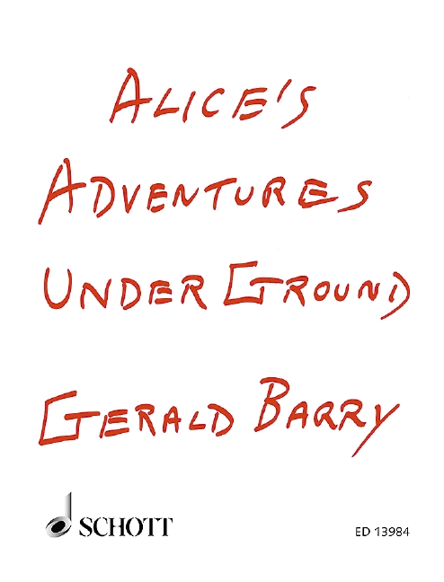 Vorderes Coverbild Alice's Adventures Under Ground 