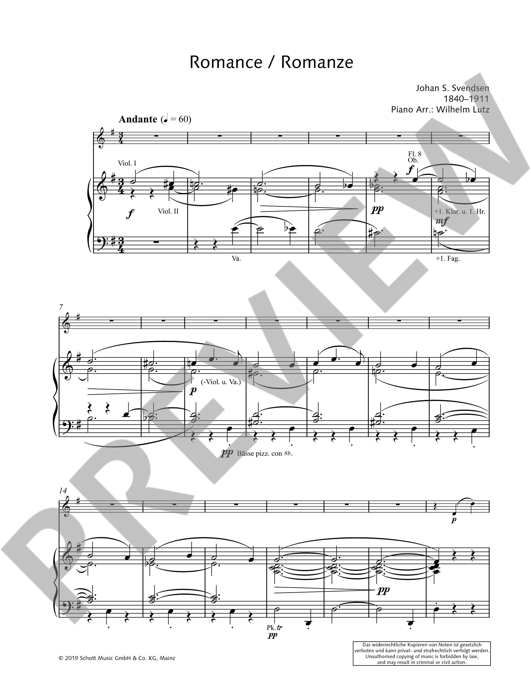 Anderes Coverbild Romanze op. 26 