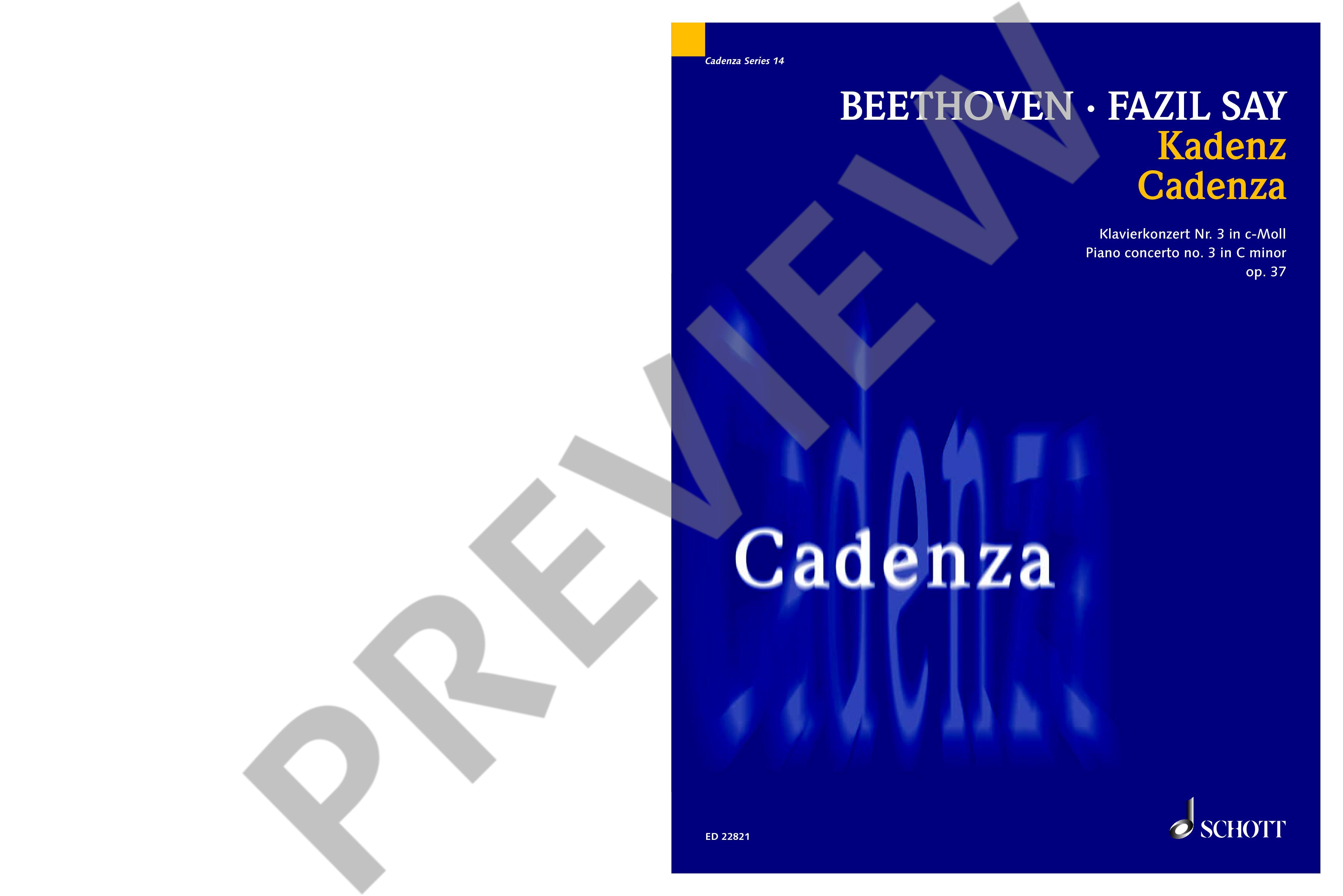 Anderes Coverbild Kadenz op. 37 Band 14