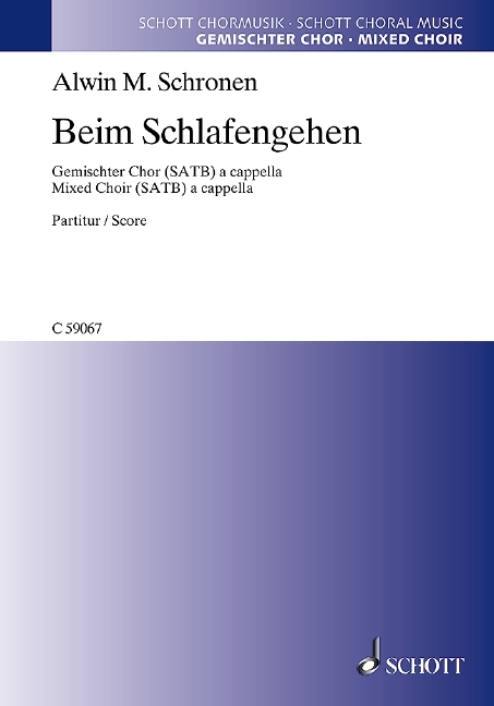 Vorderes Coverbild Beim Schlafengehen 