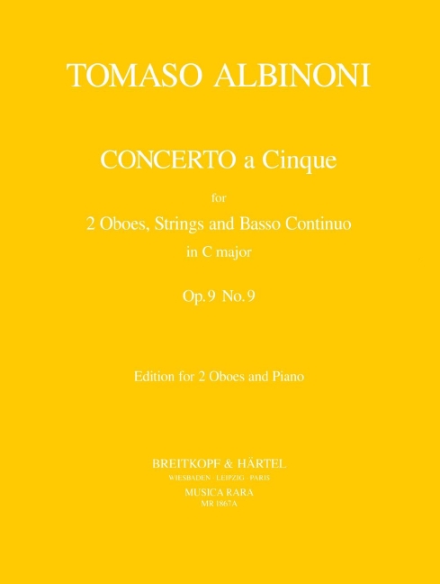 Anderes Coverbild Concerto a 5 C-dur op. 9/9 (1721)