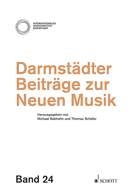 Vorderes Coverbild Darmstädter Beiträge zur Neuen Musik Band 24