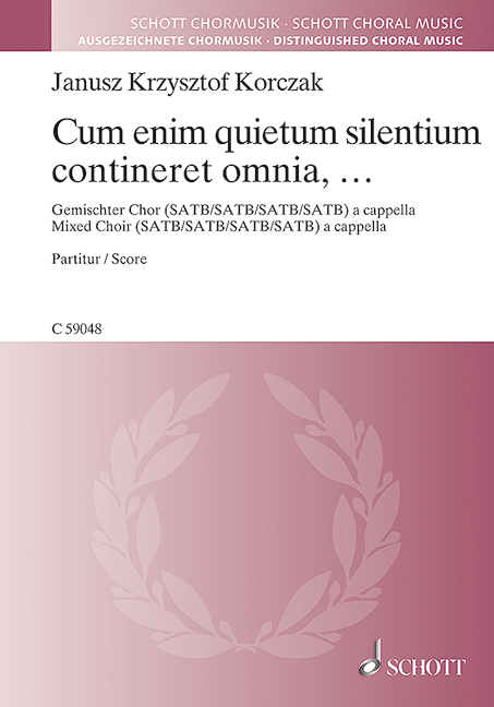 Vorderes Coverbild Cum enim quietum silentium contineret omnia, ... 